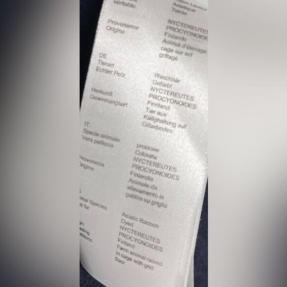 Womens Maje Grafy navy parka style coat size 40 - Picture 9 of 11